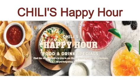 4 Large domestic drafts and house wines. . Chilis happy hour